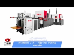 Całkowicie automatyczna sztywna maszyna do tworzenia pudełek