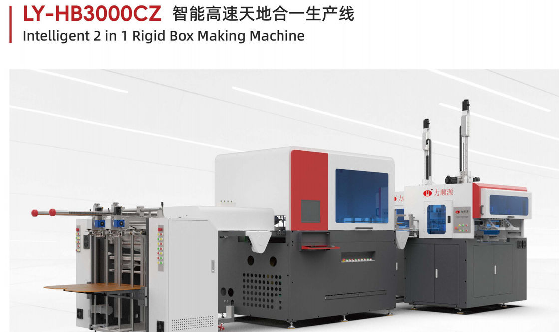 System sterowania PLC Automatyczna maszyna do tworzenia kartonów papierowych z papierem twarzy Rozmiar 700420300 i 1206080 mm do produkcji