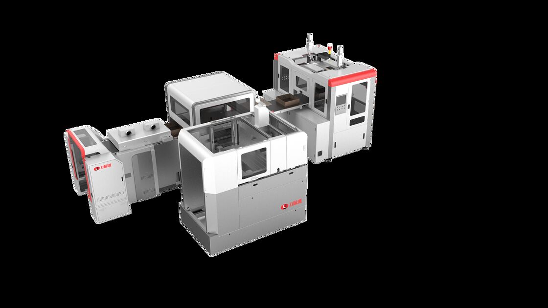 LY-HB2500CK inteligentna szybka linia produkcyjna sztywnych pudełek prędkość do 35 - 45 sztuk/min