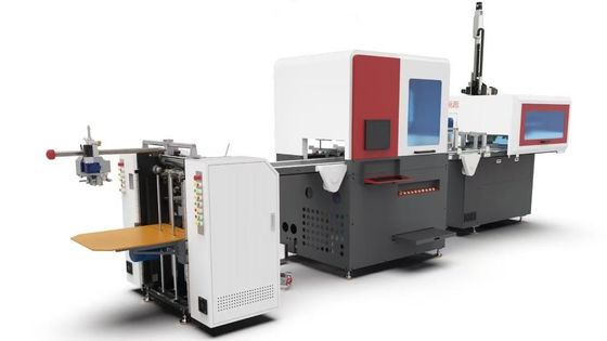 Maszyna do produkcji pudełek sztywnych, wysoka wydajność: 32 sztuki na minutę