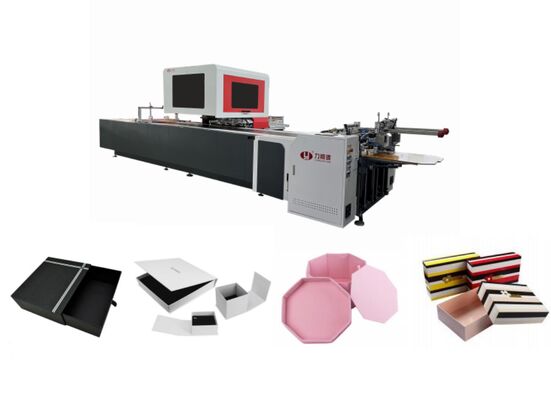 LY-850DN Multiple Double Sheet Positioning Machine      Premium Gift Making Machine     Drawer Box Making Machine
