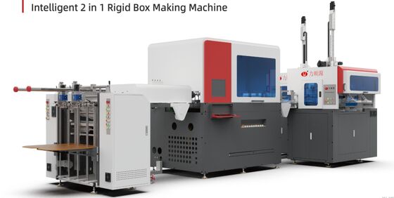 Inteligentna maszyna do produkcji sztywnych pudełek LY-3000CB 2 w 1 (z funkcją dociskania bąbelków) Maszyna do sztywnych pudełek / Maszyna do produkcji pudełek opakowaniowych / Automatyczna maszyna do produkcji sztywnych pudełek / Maszyna do produkcji pudełek prezentowych